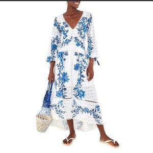 NWT FARM Rio Arara Floral Maxi Dress Size M